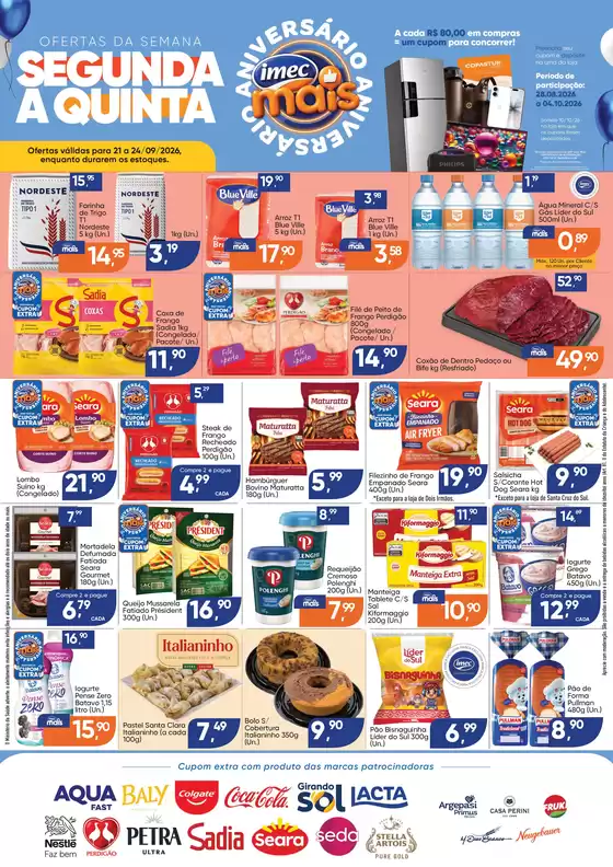 Catálogo Imec Supermercados | ALTA 17120 IMEC Ofertas da Semana 21 a 240926 | 2026-09-21T00:00:00.000Z - 2026-09-24T00:00:00.000Z