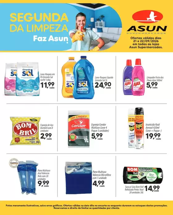 Catálogo Asun | Segunda da Limpeza | 2026-09-21T00:00:00.000Z - 2026-09-22T00:00:00.000Z