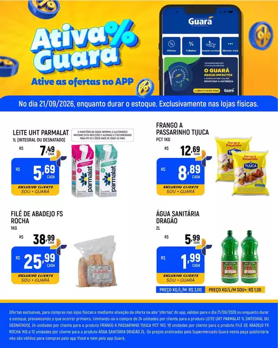 Catálogo Supermercado Guará | Descontos e promoções | 2026-09-21T00:00:00.000Z - 2026-09-21T00:00:00.000Z