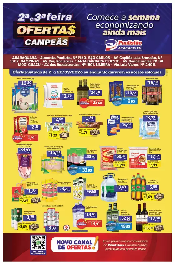 Catálogo Paulistão Atacadista | Ofertas para caçadores de pechinchas | 2026-09-21T00:00:00.000Z - 2026-09-22T00:00:00.000Z
