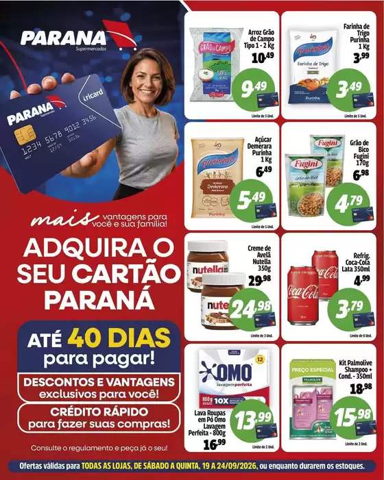 Catálogo Paraná Supermercados em Betim | Encarte Paraná Supermercados | 2026-09-19T00:00:00.000Z - 2026-09-24T00:00:00.000Z