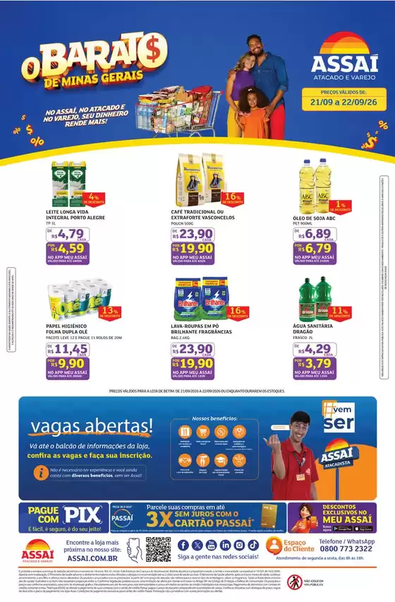 Catálogo Assaí Atacadista | Encarte Assaí Atacadista 172196-589 | 2026-09-21T00:00:00.000Z - 2026-09-22T00:00:00.000Z