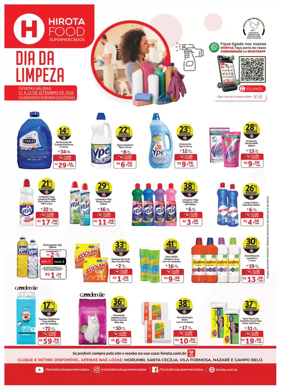 Catálogo Hirota Food Supermercado | Dia da limpeza 21 a 22 09 | 2026-09-21T00:00:00.000Z - 2026-09-22T00:00:00.000Z