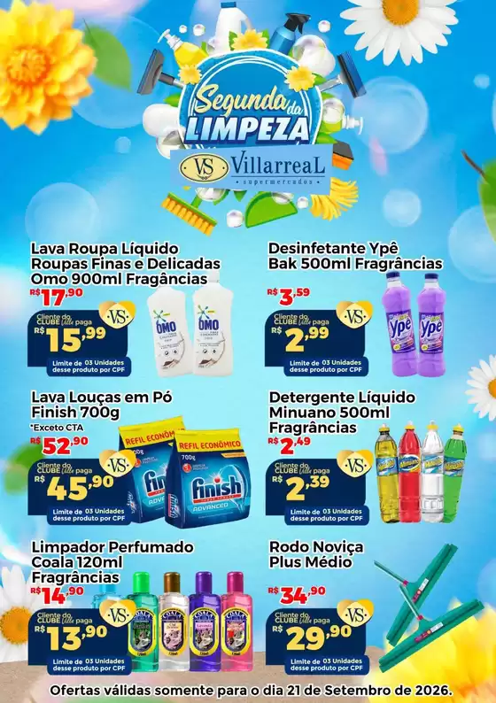 Catálogo Villarreal Supermercados | Segunda da Limpeza São José dos Campos | 2026-09-21T00:00:00.000Z - 2026-09-21T00:00:00.000Z