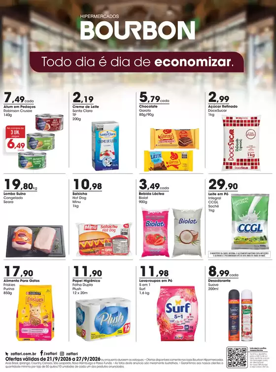 Catálogo Zaffari | Ofertas Bourbon | 2026-09-21T00:00:00.000Z - 2026-09-27T00:00:00.000Z