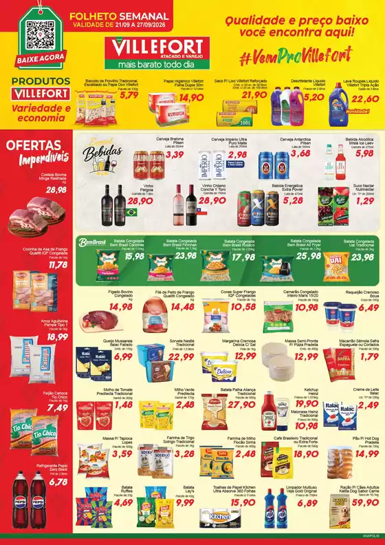 Catálogo Villefort Atacadista | Ofertas de Segunda a Domingo | 2026-09-21T00:00:00.000Z - 2026-09-27T00:00:00.000Z
