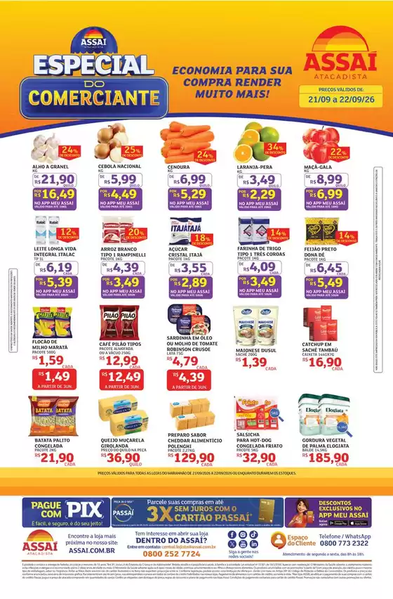 Catálogo Assaí Atacadista em Chácara | Encarte Assaí Atacadista 172257-708 | 2026-09-21T00:00:00.000Z - 2026-09-22T00:00:00.000Z