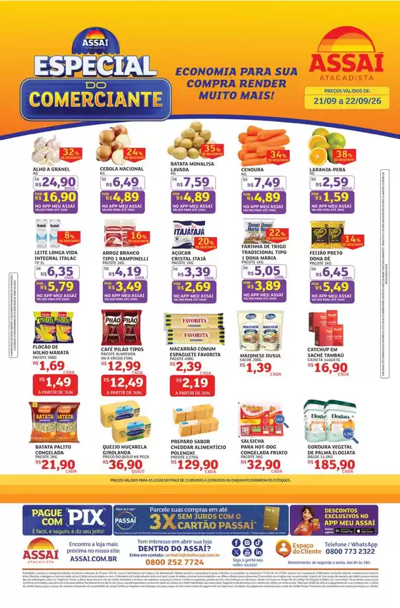 Catálogo Assaí Atacadista em Chácara | Encarte Assaí Atacadista 172258-710 | 2026-09-21T00:00:00.000Z - 2026-09-22T00:00:00.000Z