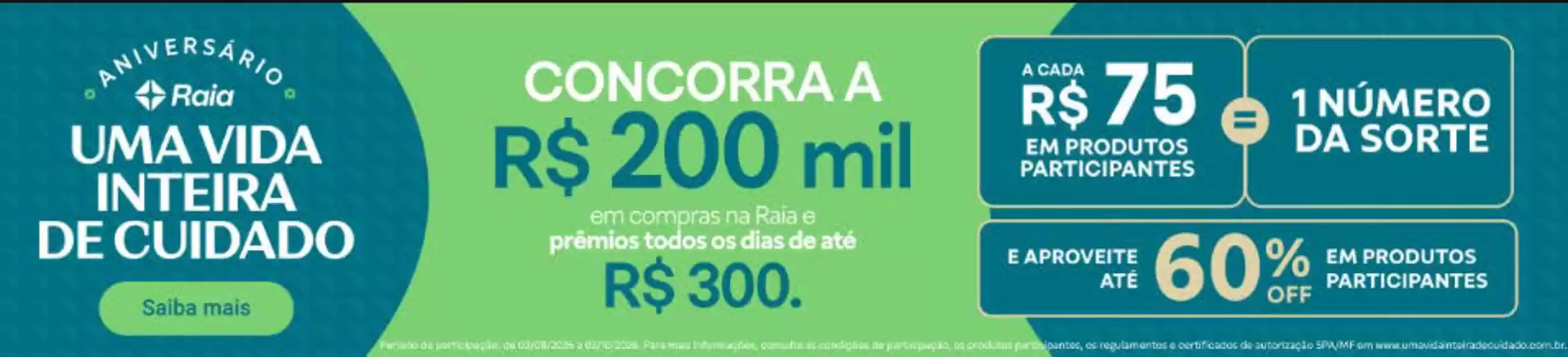 Catálogo Droga Raia | Uma vida inteira de cuidado | 2026-09-21T00:00:00.000Z - 2026-09-27T00:00:00.000Z