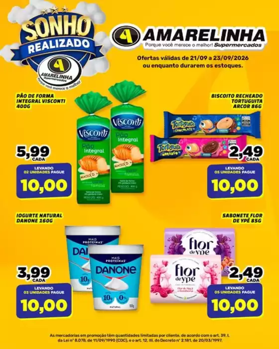 Catálogo Amarelinha Supermercados | Ofertas Especial | 2026-09-22T00:00:00.000Z - 2026-09-23T00:00:00.000Z