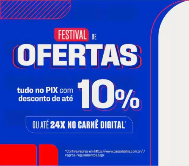 Catálogo Casas Bahia | Festival de Ofertas | 2026-09-22T00:00:00.000Z - 2026-09-30T00:00:00.000Z