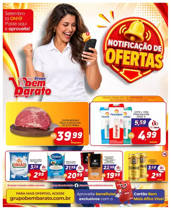 Catálogo Supermercado Bem Barato | Ofertas | 2026-09-22T00:00:00.000Z - 2026-09-28T00:00:00.000Z