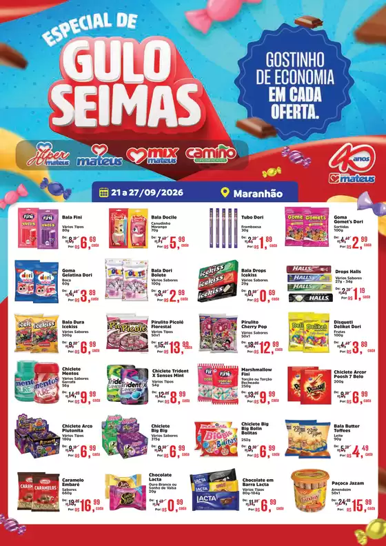 Catálogo Supermercados Mateus | Especial Guloseimas | 2026-09-20T00:00:00.000Z - 2026-09-27T00:00:00.000Z