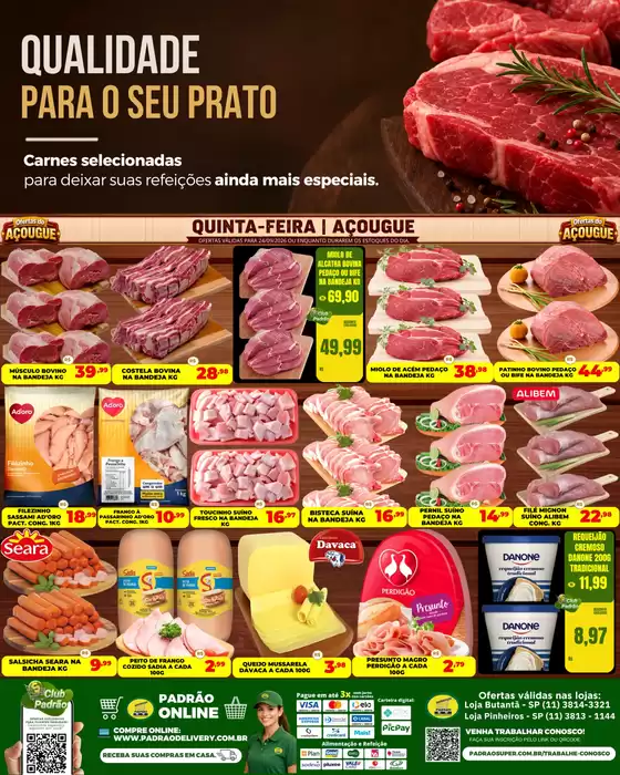 Catálogo Supermercado Padrão | Ofertas da carne | 2026-09-22T00:00:00.000Z - 2026-09-24T00:00:00.000Z