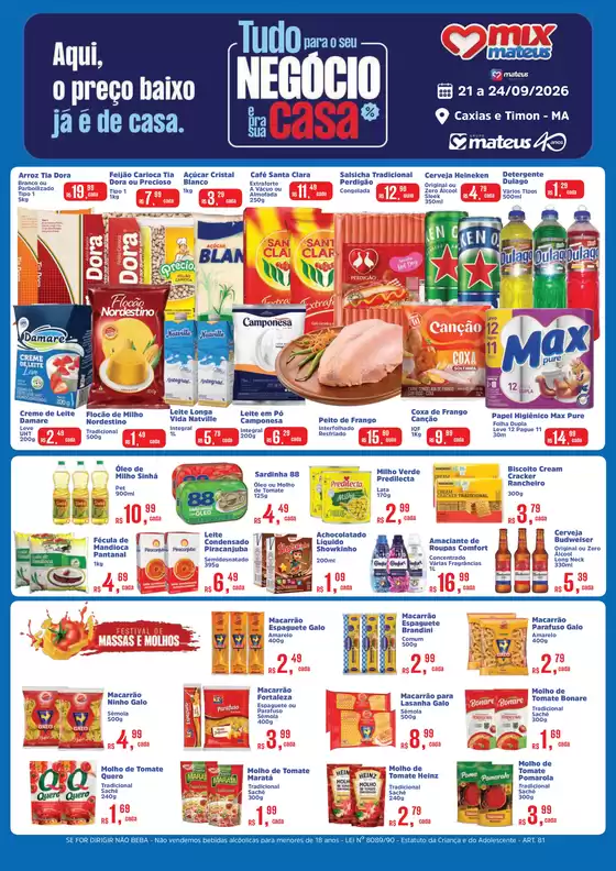 Catálogo Supermercados Mateus | Tudo para o seu negocio e sua casa | 2026-09-20T00:00:00.000Z - 2026-09-24T00:00:00.000Z