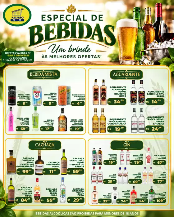Catálogo Supermercado Padrão | Especial de Bebidas | 2026-09-22T00:00:00.000Z - 2026-10-06T00:00:00.000Z