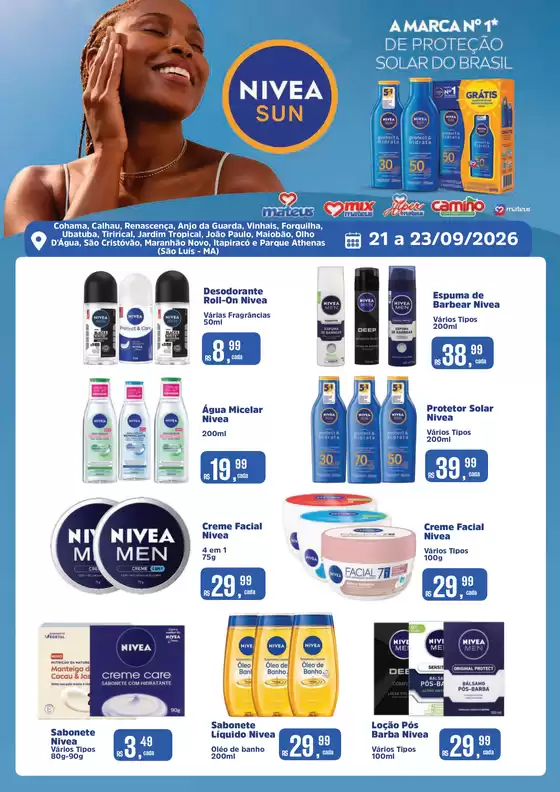 Catálogo Supermercados Mateus | Exclusivo Nivea | 2026-09-20T00:00:00.000Z - 2026-09-23T00:00:00.000Z