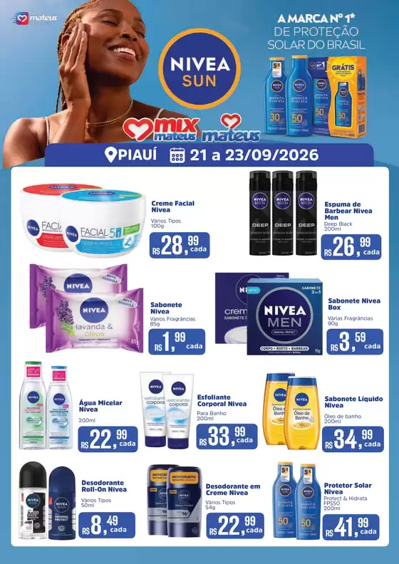 Catálogo Supermercados Mateus | Exclusivo nivea | 2026-09-20T00:00:00.000Z - 2026-09-23T00:00:00.000Z