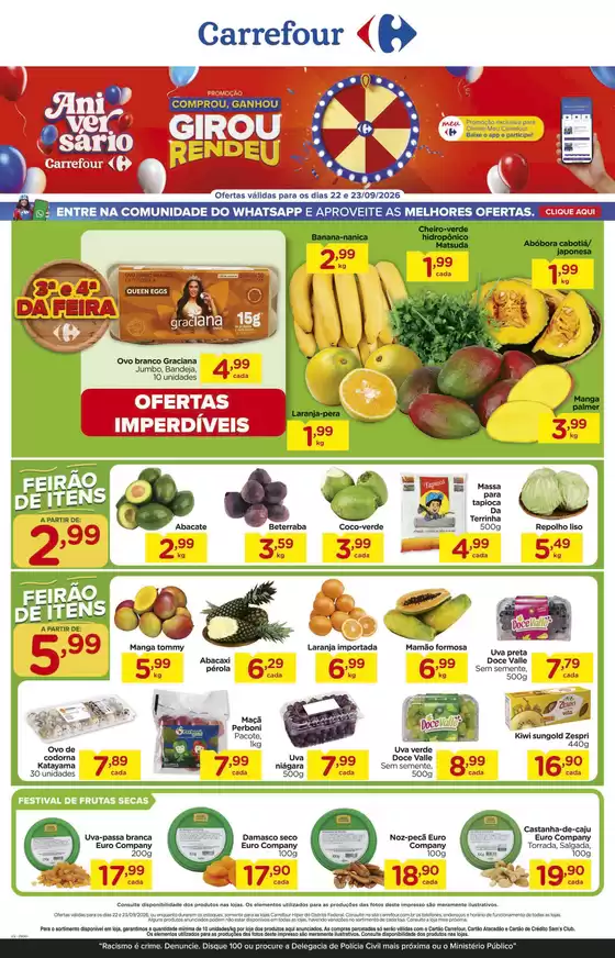 Catálogo Carrefour | FEIRA | 2026-09-22T00:00:00.000Z - 2026-09-23T00:00:00.000Z