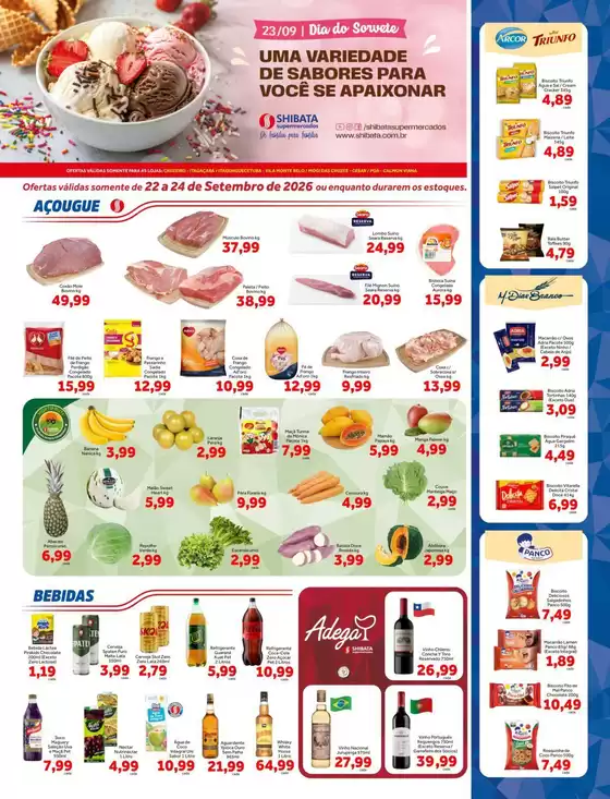 Catálogo Shibata Supermercados | Descubra ofertas atraentes | 2026-09-22T00:00:00.000Z - 2026-09-24T00:00:00.000Z