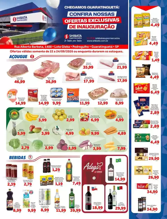 Catálogo Shibata Supermercados | Ofertas exclusivas | 2026-09-22T00:00:00.000Z - 2026-09-24T00:00:00.000Z