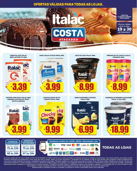 Catálogo Costa Atacadão | Melhores ofertas para todos os caçadores de pechinchas | 2026-09-19T00:00:00.000Z - 2026-09-30T00:00:00.000Z