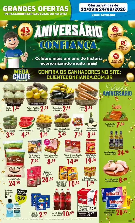 Catálogo Confiança Supermercados | Tabloide sorocaba 2209 2026 WPP | 2026-09-22T00:00:00.000Z - 2026-09-24T00:00:00.000Z