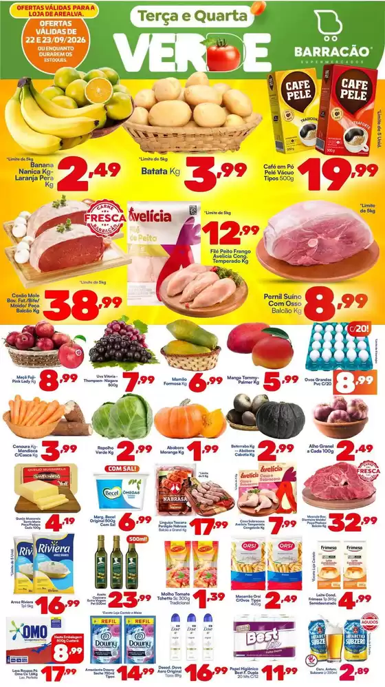 Catálogo Barracão Supermercado em Cristal | Encarte Barracão Supermercado | 2026-09-22T00:00:00.000Z - 2026-09-23T00:00:00.000Z