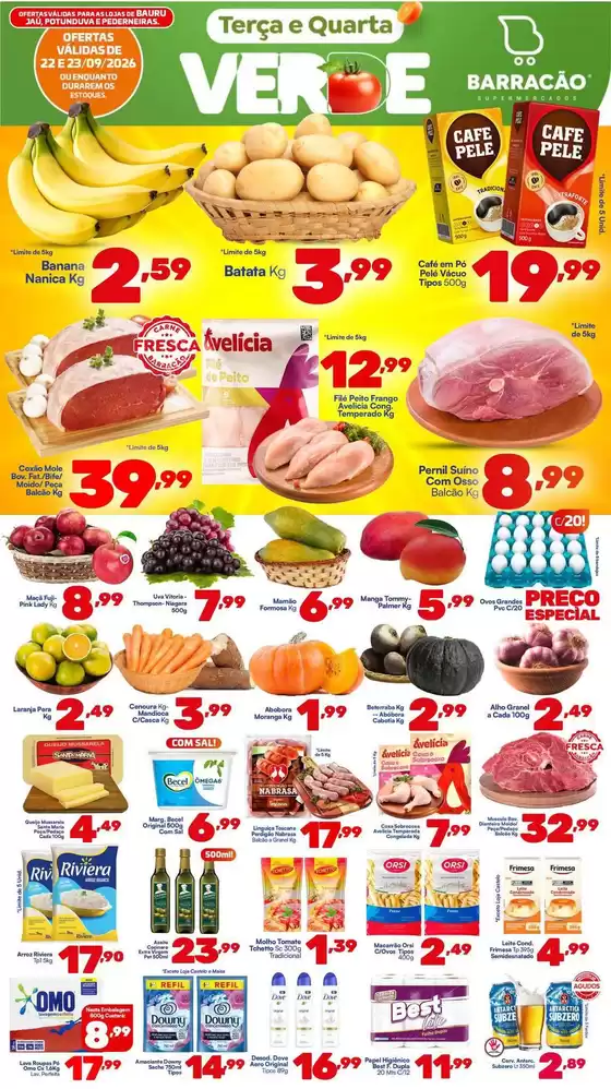 Catálogo Barracão Supermercado em Cristal | Ofertas e promoções atuais | 2026-09-22T00:00:00.000Z - 2026-09-23T00:00:00.000Z