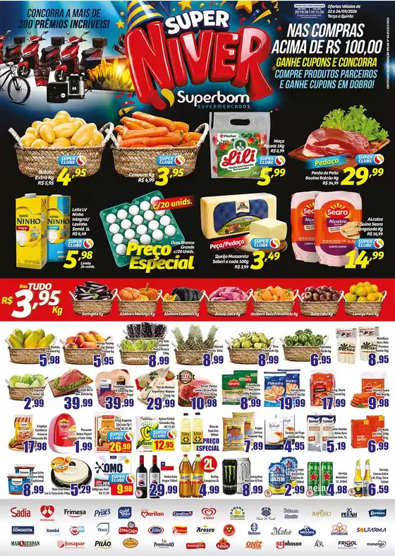 Catálogo Superbom Supermercados | Promoções especiais em andamento | 2026-09-22T00:00:00.000Z - 2026-09-24T00:00:00.000Z