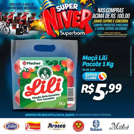 Catálogo Superbom Supermercados | Encarte Superbom Supermercados | 2026-09-22T00:00:00.000Z - 2026-09-24T00:00:00.000Z