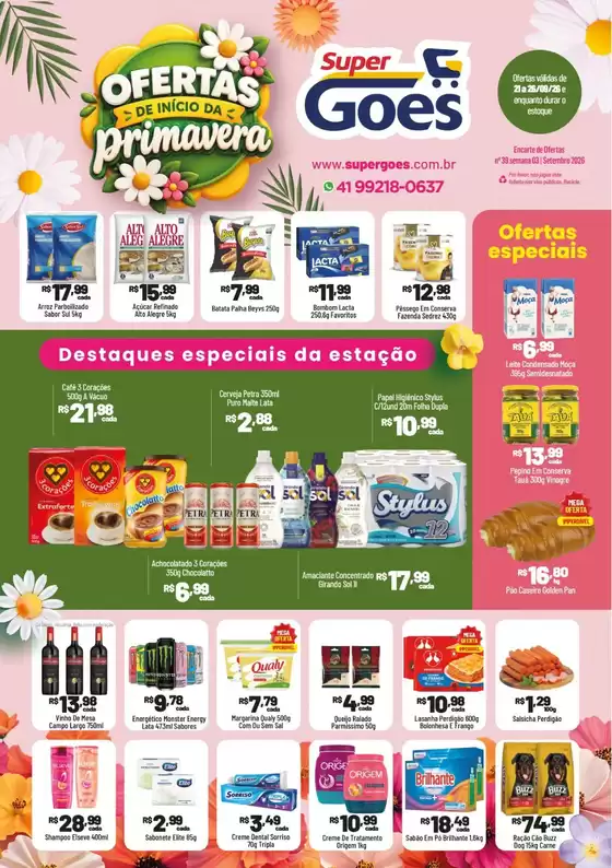 Catálogo Supermercados Goes | Ótima oferta para caçadores de pechinchas | 2026-09-21T00:00:00.000Z - 2026-09-25T00:00:00.000Z