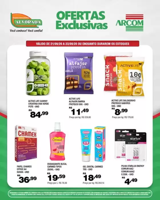 Catálogo Supermercados Alvorada | Ofertas | 2026-09-22T00:00:00.000Z - 2026-09-23T00:00:00.000Z
