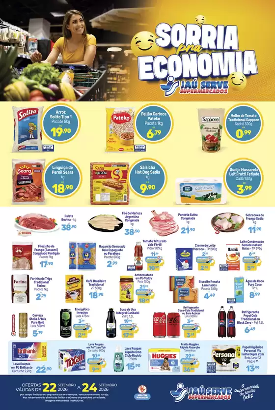 Catálogo Supermercados Jaù Serve | Ofertas de TVs | 2026-09-22T00:00:00.000Z - 2026-09-24T00:00:00.000Z