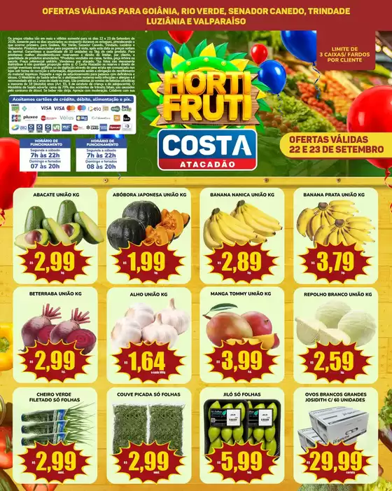 Catálogo Costa Atacadão | HORTIFRUTI | 2026-09-22T00:00:00.000Z - 2026-09-23T00:00:00.000Z