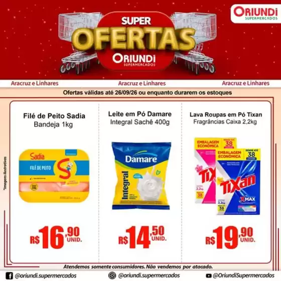Catálogo Oriundi | Super Ofertas | 2026-09-22T00:00:00.000Z - 2026-09-26T00:00:00.000Z