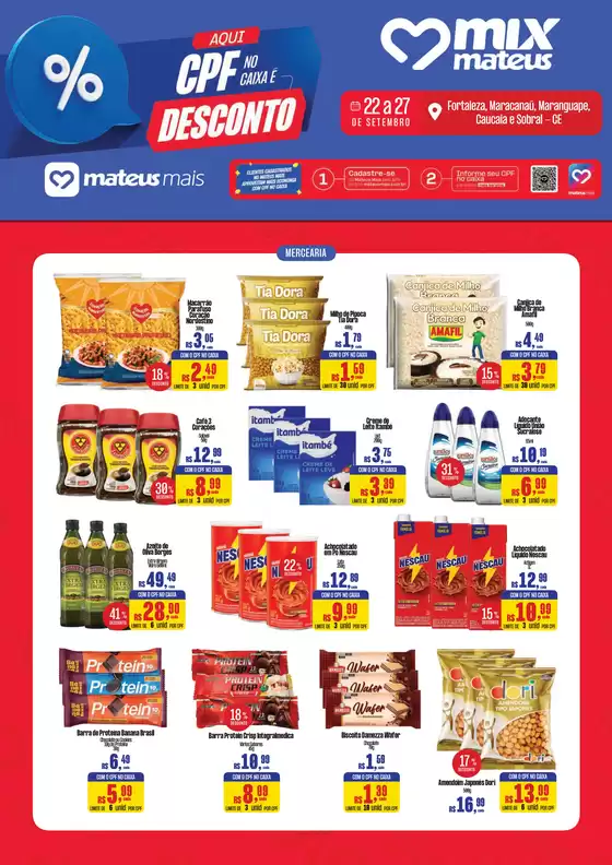 Catálogo Supermercados Mateus | Descontos do App | 2026-09-21T00:00:00.000Z - 2026-09-27T00:00:00.000Z
