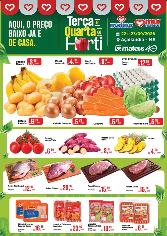Catálogo Supermercados Mateus | Terça e quarta do Horti | 2026-09-21T00:00:00.000Z - 2026-09-23T00:00:00.000Z