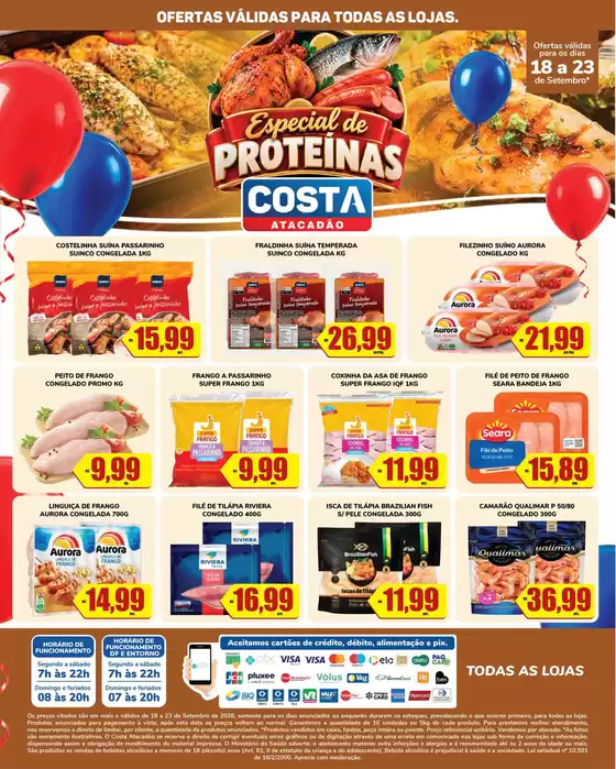 Catálogo Costa Atacadão | ESPECIAL DE PRITEÍNAS | 2026-09-22T00:00:00.000Z - 2026-09-23T00:00:00.000Z