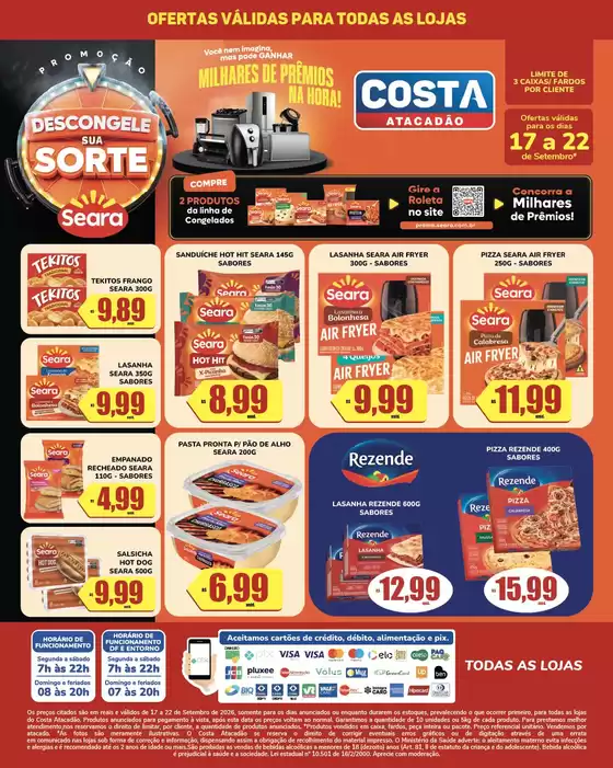 Catálogo Costa Atacadão | SEARA | 2026-09-22T00:00:00.000Z - 2026-09-22T00:00:00.000Z