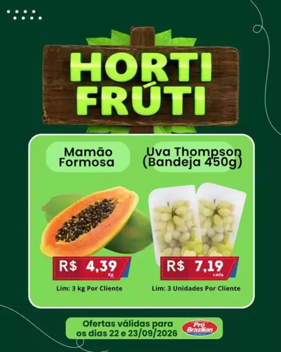 Catálogo Supermercados Pró Brazilian | Ofertas exclusivas | 2026-09-23T00:00:00.000Z - 2026-09-23T00:00:00.000Z