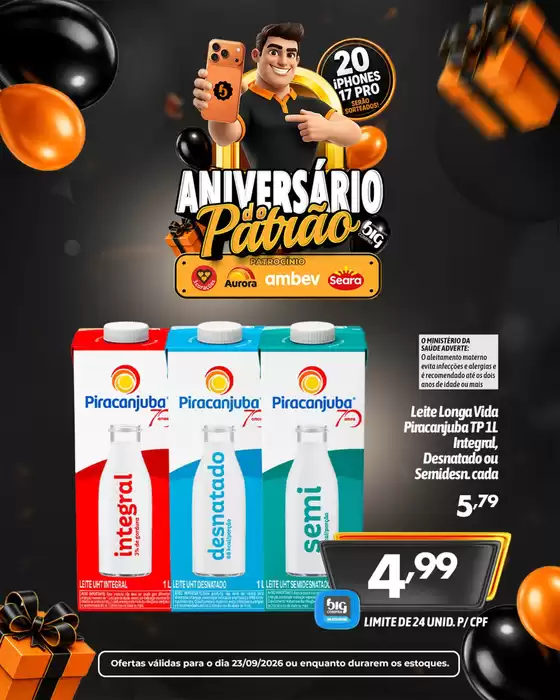 Catálogo Supermercados Big Compra | Aniversario do Patrao | 2026-09-23T00:00:00.000Z - 2026-09-23T00:00:00.000Z