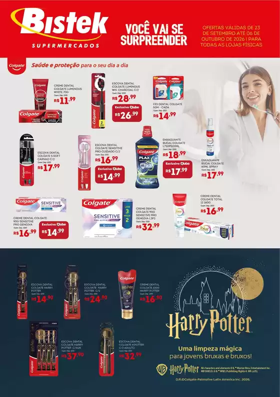 Catálogo Bistek Supermercados | Lâmina Colgate | 2026-09-23T00:00:00.000Z - 2026-10-06T00:00:00.000Z
