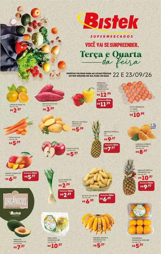 Catálogo Bistek Supermercados | Terça e Quarta da Feira - RS | 2026-09-22T00:00:00.000Z - 2026-09-23T00:00:00.000Z