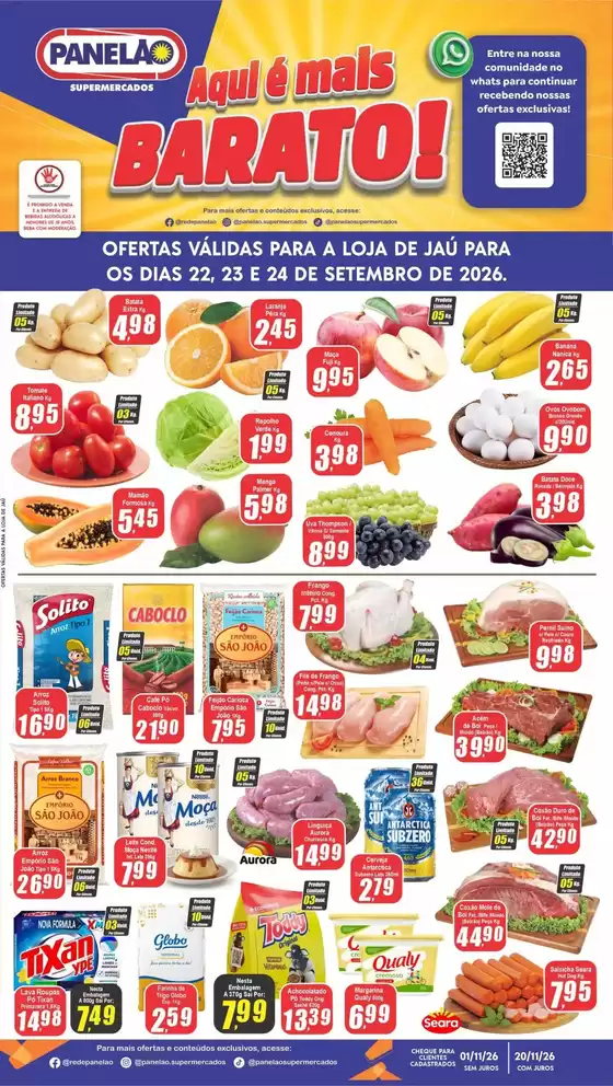 Catálogo Panelão | Ofertas exclusivas e pechinchas | 2026-09-22T00:00:00.000Z - 2026-09-24T00:00:00.000Z