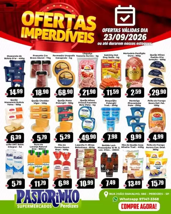 Catálogo Supermercado Pastorinho | Ótima oferta para caçadores de pechinchas | 2026-09-23T00:00:00.000Z - 2026-09-23T00:00:00.000Z