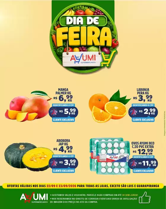 Catálogo Ayumi Supermercados | Promoções especiais em andamento | 2026-09-22T00:00:00.000Z - 2026-09-23T00:00:00.000Z