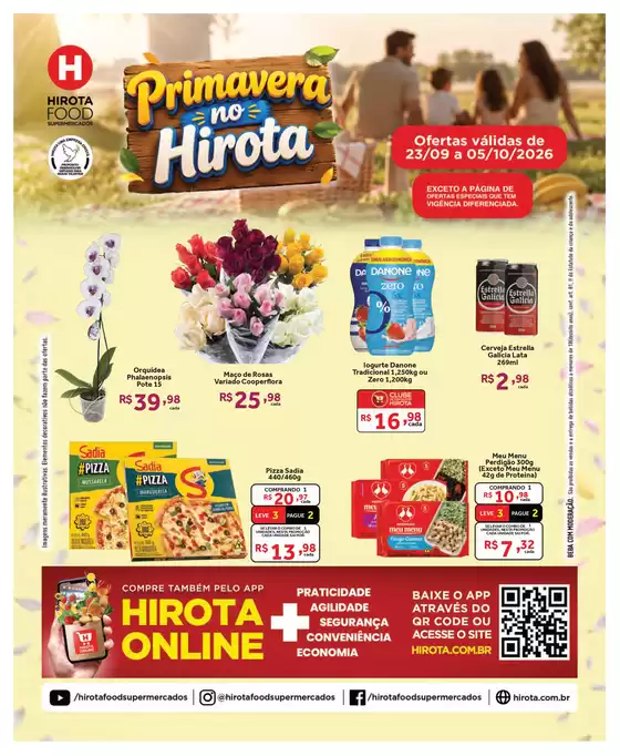 Catálogo Hirota Food Express | Ofertas Quinzenal Hirota Supermercados de 22 09 a 05 10 2026 | 2026-09-23T00:00:00.000Z - 2026-10-05T00:00:00.000Z