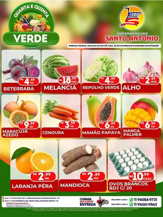 Catálogo Supermercados Santo Antonio | Encarte Supermercados Santo Antonio | 2026-09-23T00:00:00.000Z - 2026-09-24T00:00:00.000Z