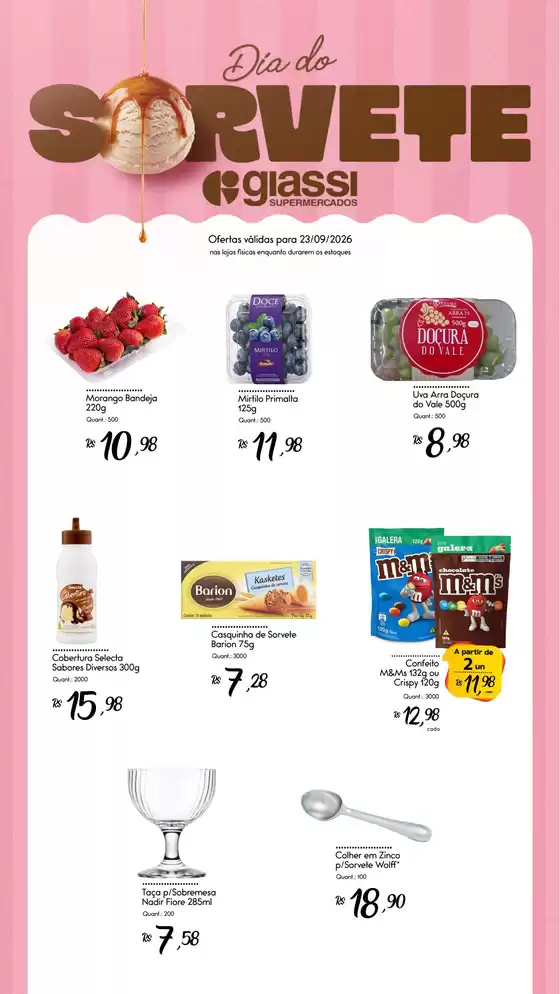 Catálogo Giassi Supermercados | Ótima oferta para caçadores de pechinchas | 2026-09-23T00:00:00.000Z - 2026-09-23T00:00:00.000Z